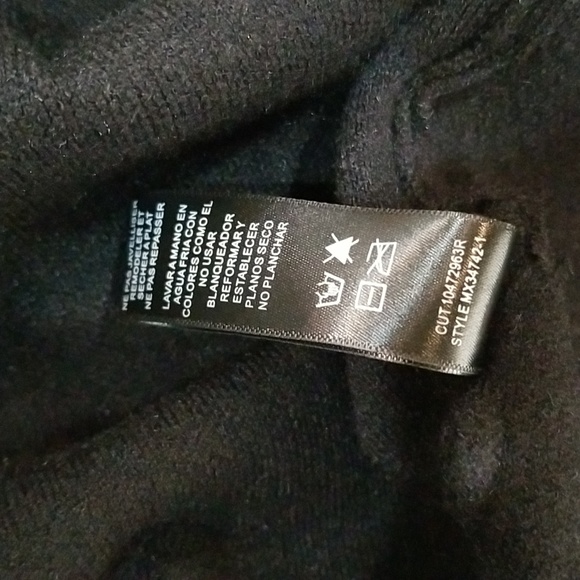 Max Sport Women Maxi Open Front Cardigan  Size L Black Heather Abalone - Picture 7 of 11